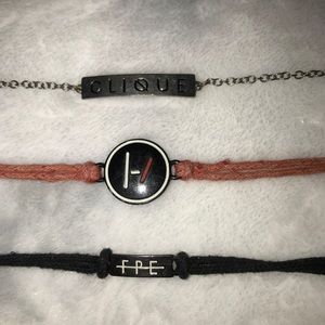 Twenty One Pilots Bracelets 3/$10